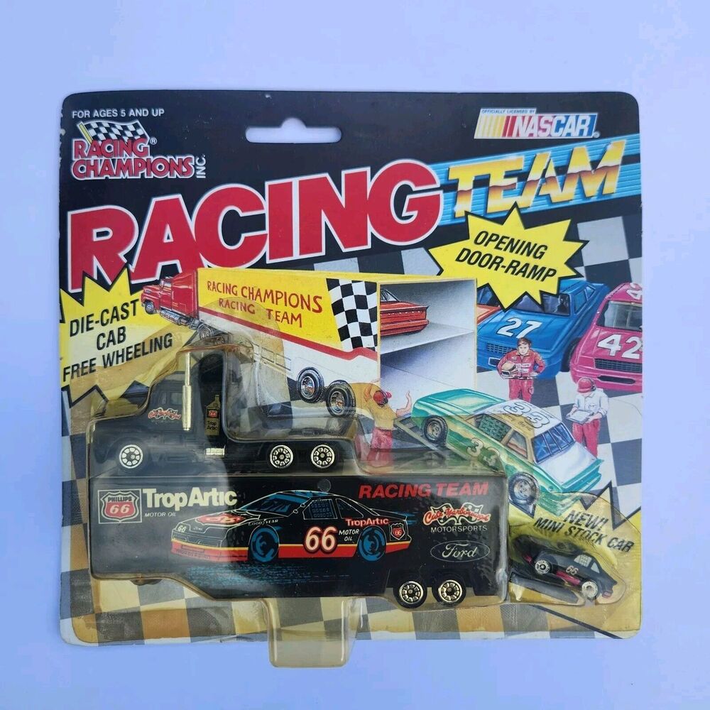 1992 Racing Team #66 TropArtic Ford Transporter W Mini Stock Car